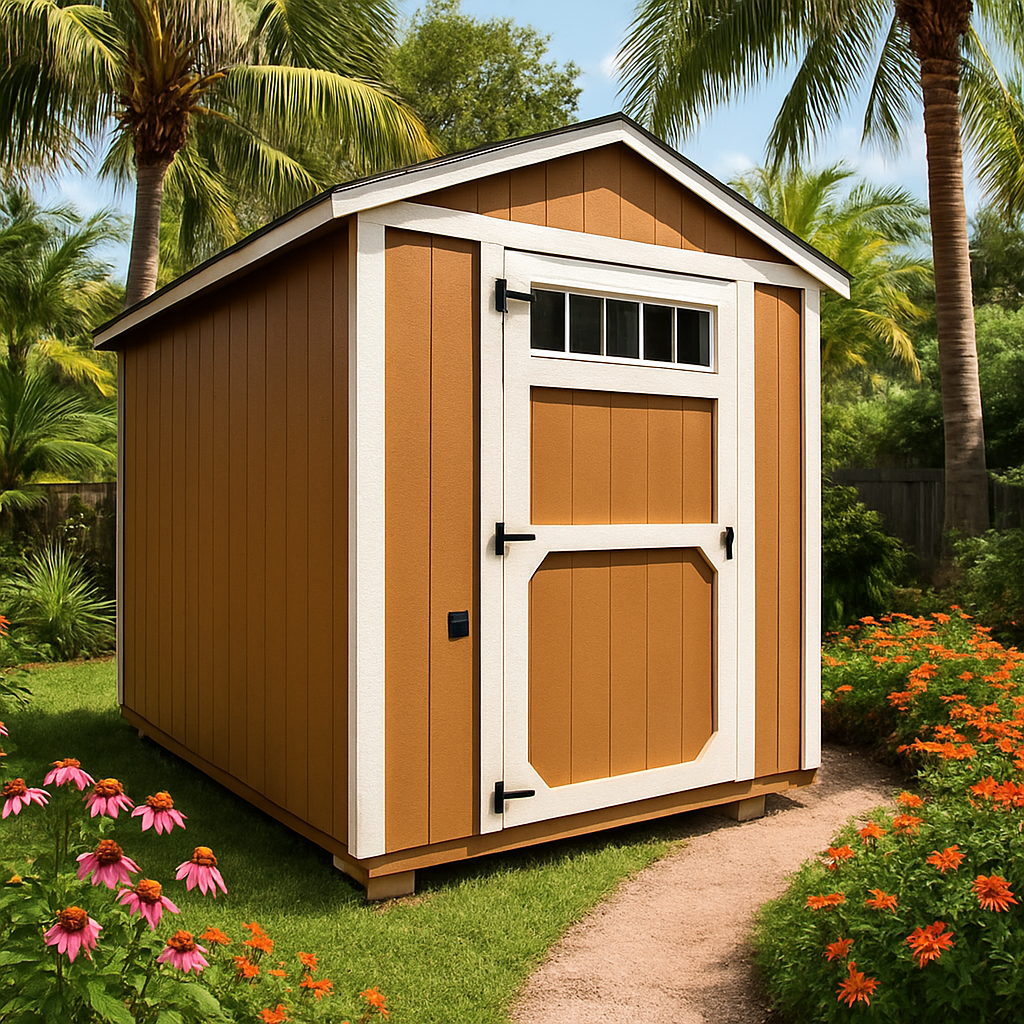8x12 Utility Shed at ACE Buildings - Graceland of Corpus Christi