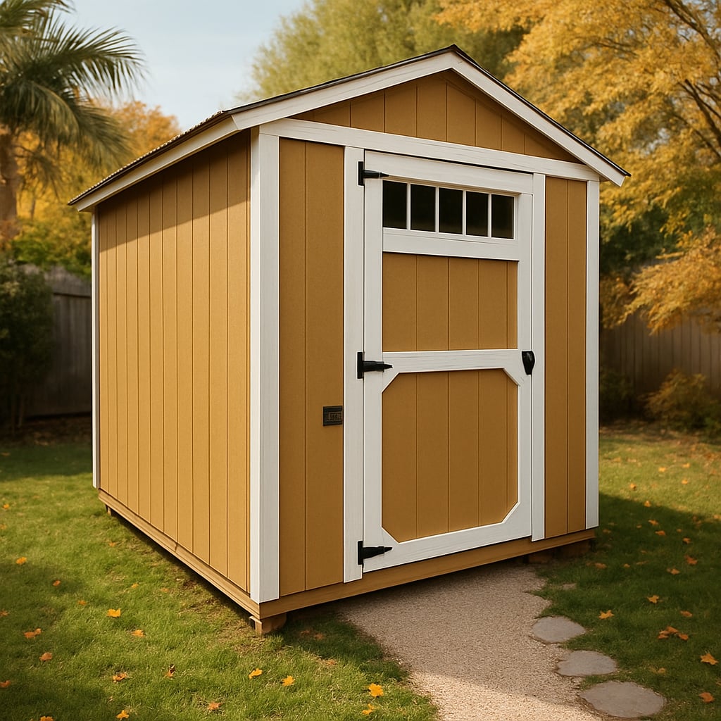 8x12 Utility Shed at ACE Buildings - Graceland of Corpus Christi