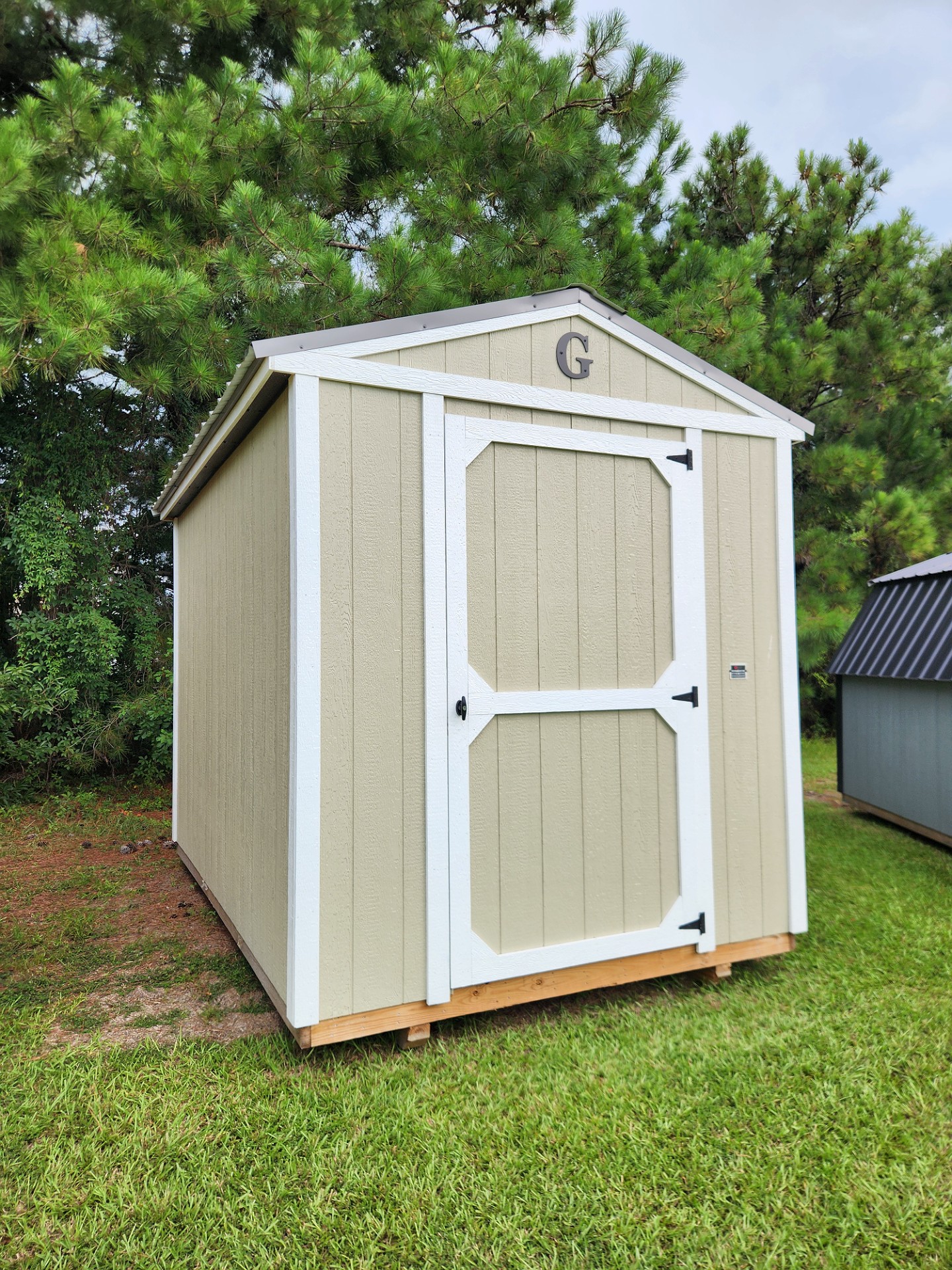 8x12 Utility Shed at Toler's Coastal Structures - Newport