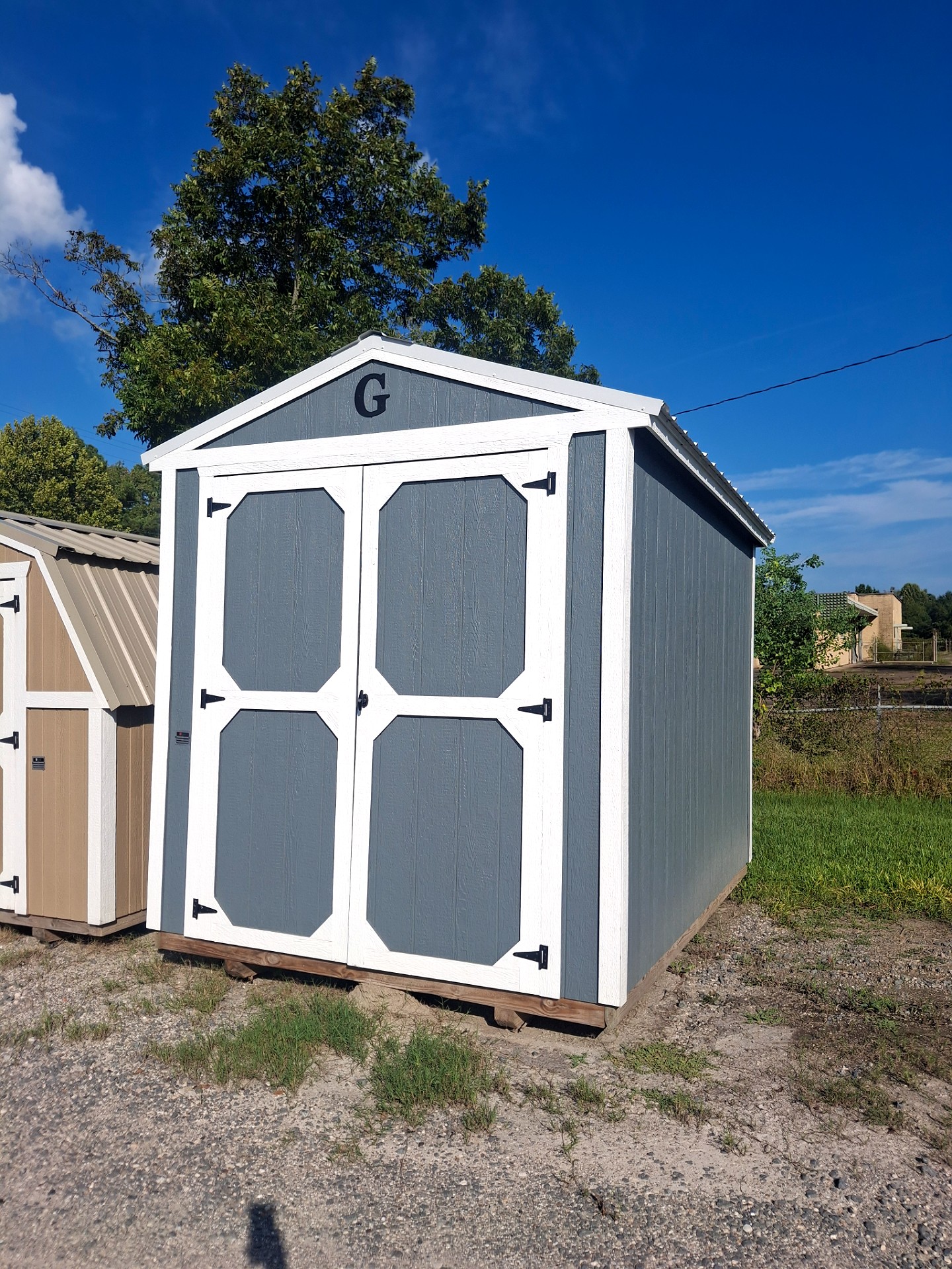 8x12 Utility Shed at Kirbyville Lot - Essex Bros