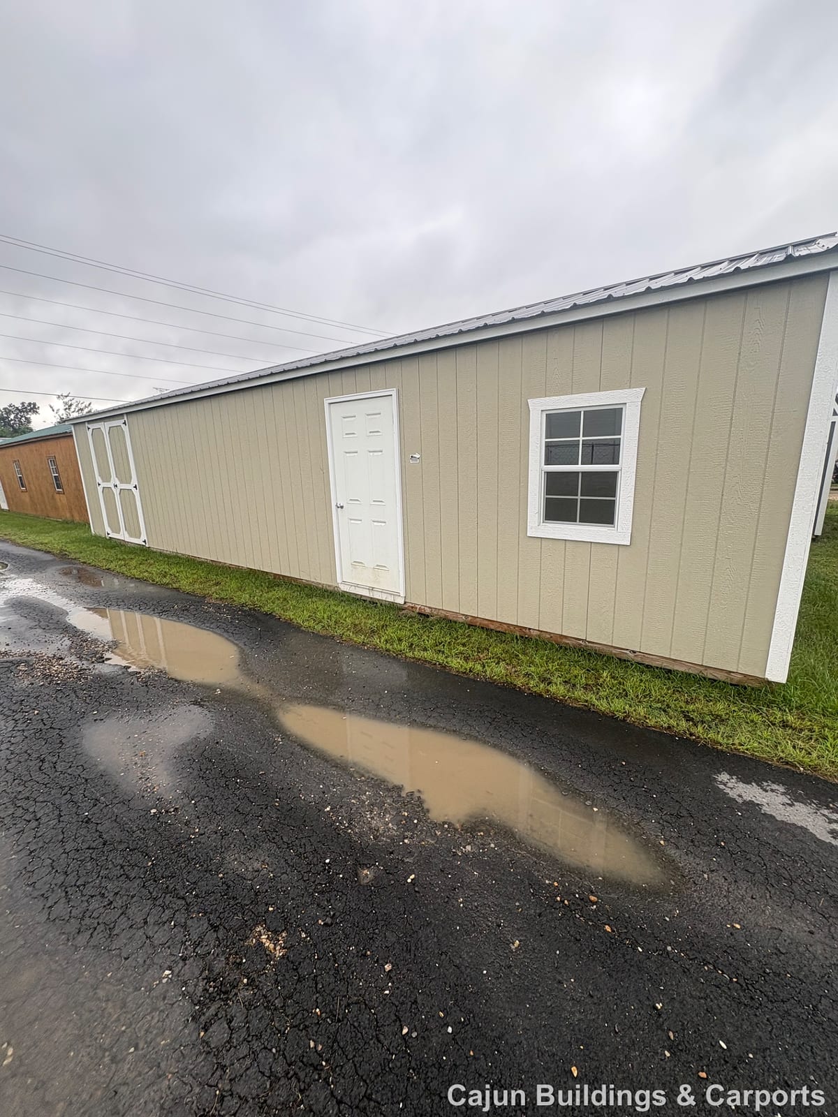 16x40 Utility Shed at Cajun Buildings and Carports