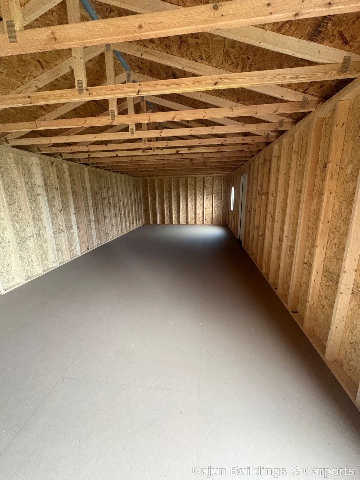 16x40 Utility Shed at Cajun Buildings and Carports
