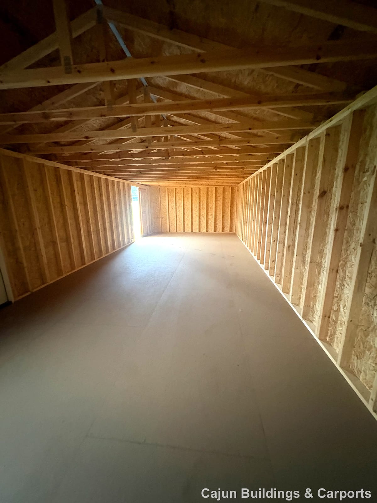 16x40 Utility Shed at Cajun Buildings and Carports