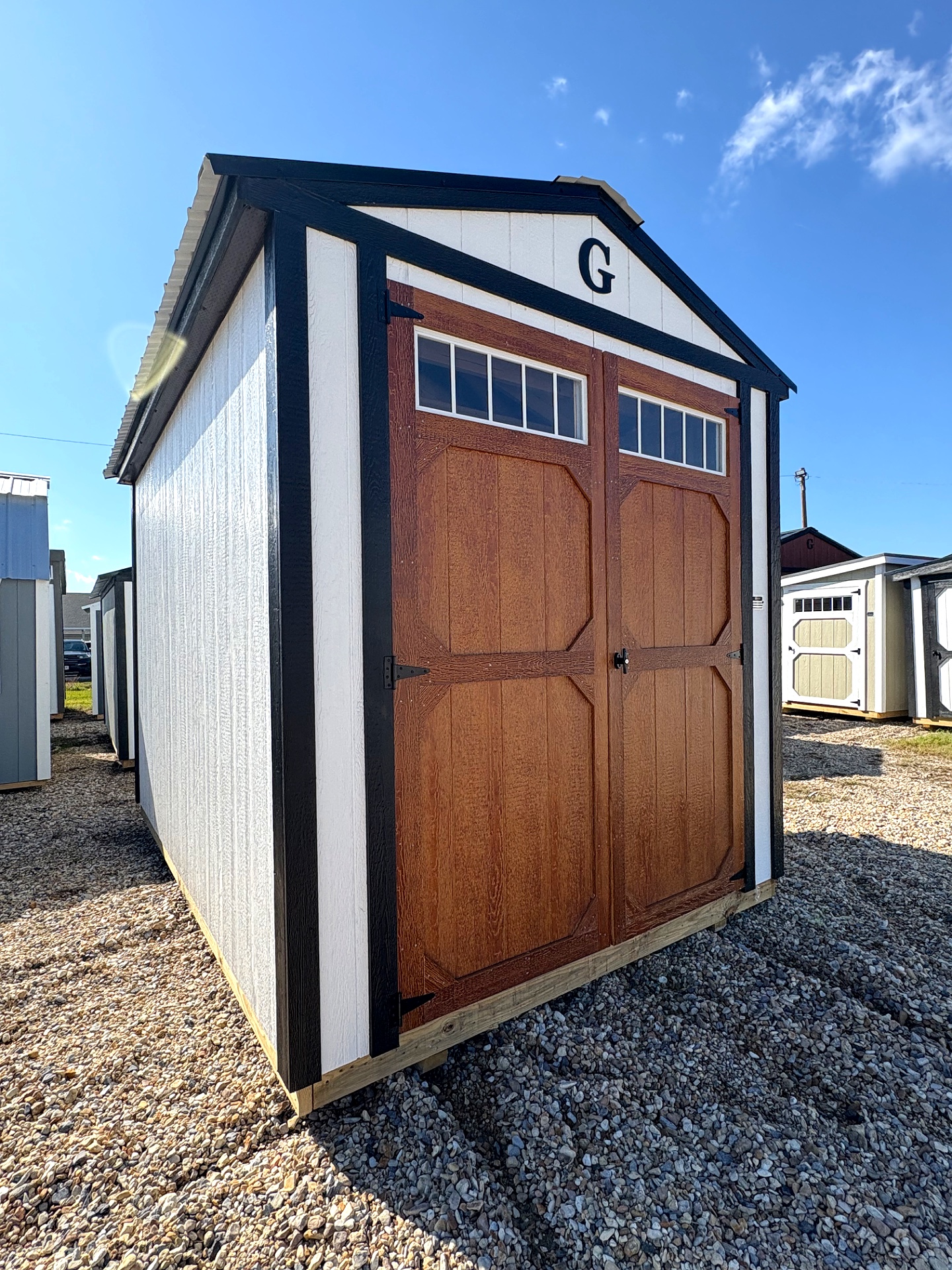 8x12 Utility Shed at Cajun Buildings and Carports