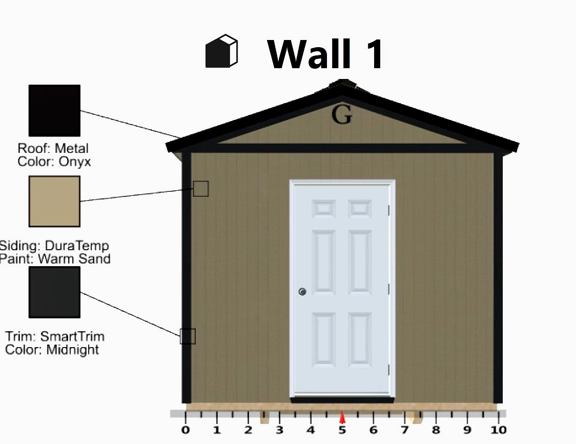 10x20 Utility Shed at Portable Buildings of Ravenel