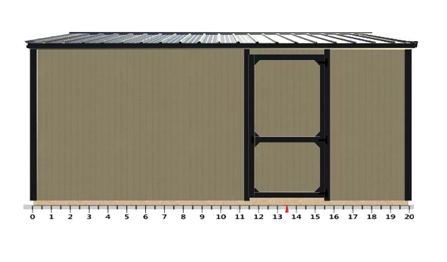 10x20 Utility Shed at Portable Buildings of Ravenel