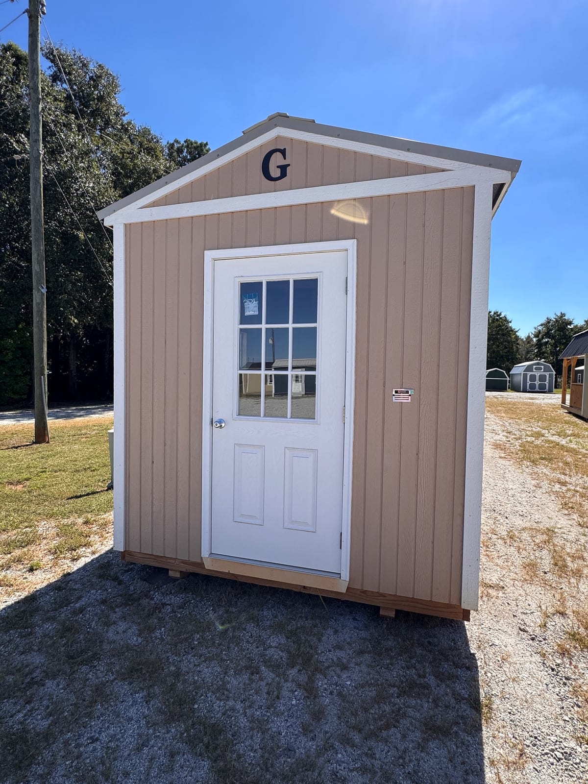 8x12 Utility Shed at Graceland of Cumming