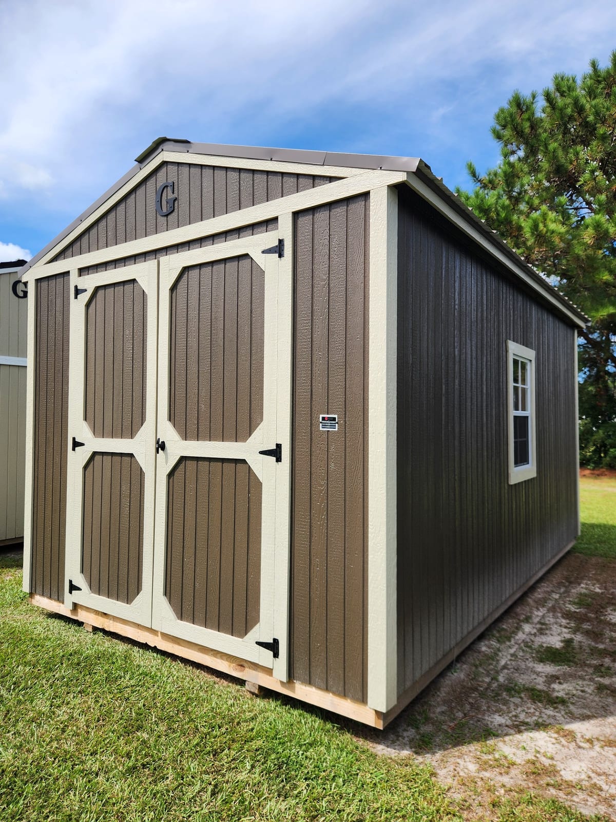 10x16 Utility Shed at Toler's Coastal Structures - Newport