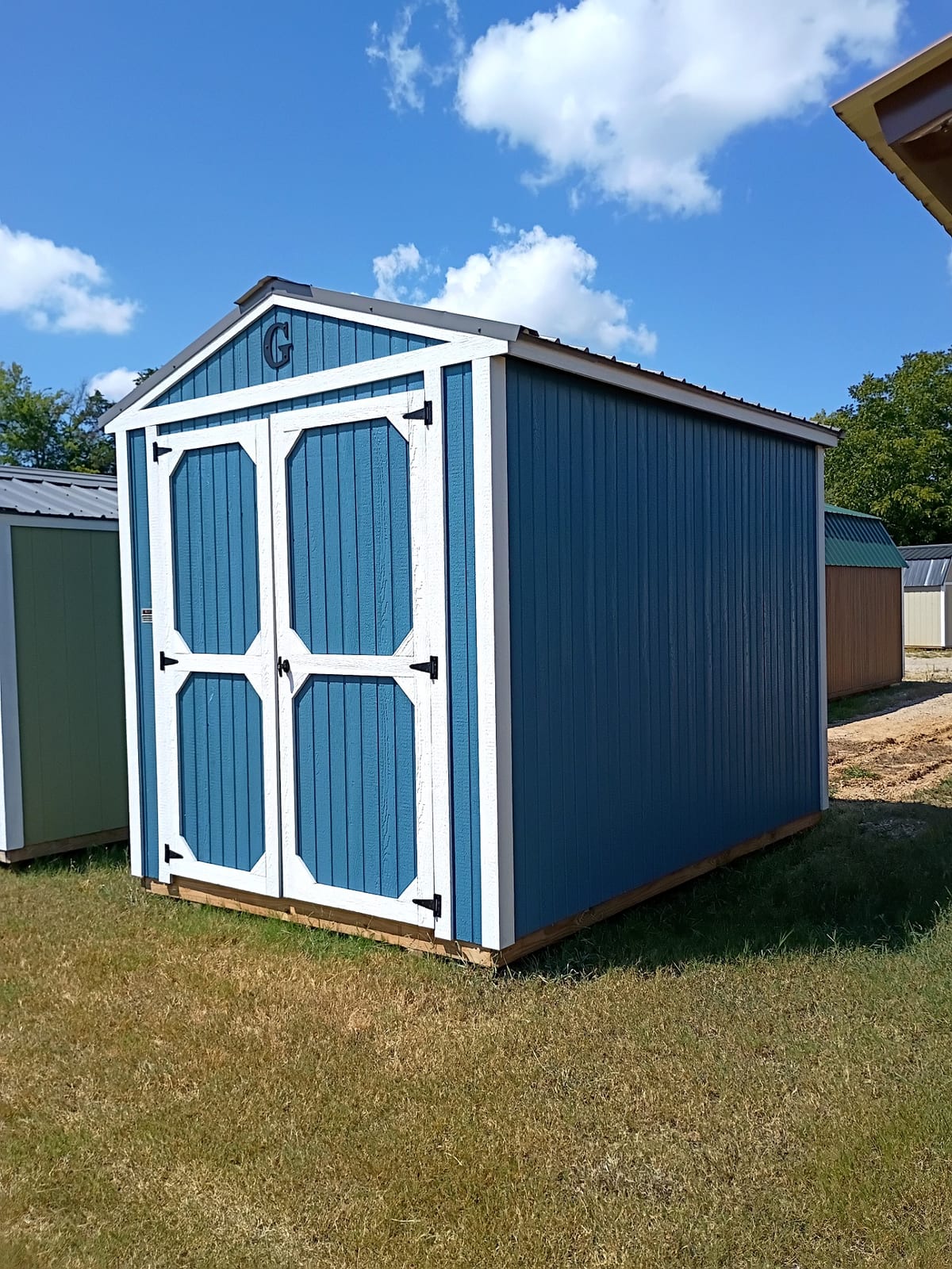 8x12 Utility Shed at Jimmy's Portable Buildings of Savannah, TN
