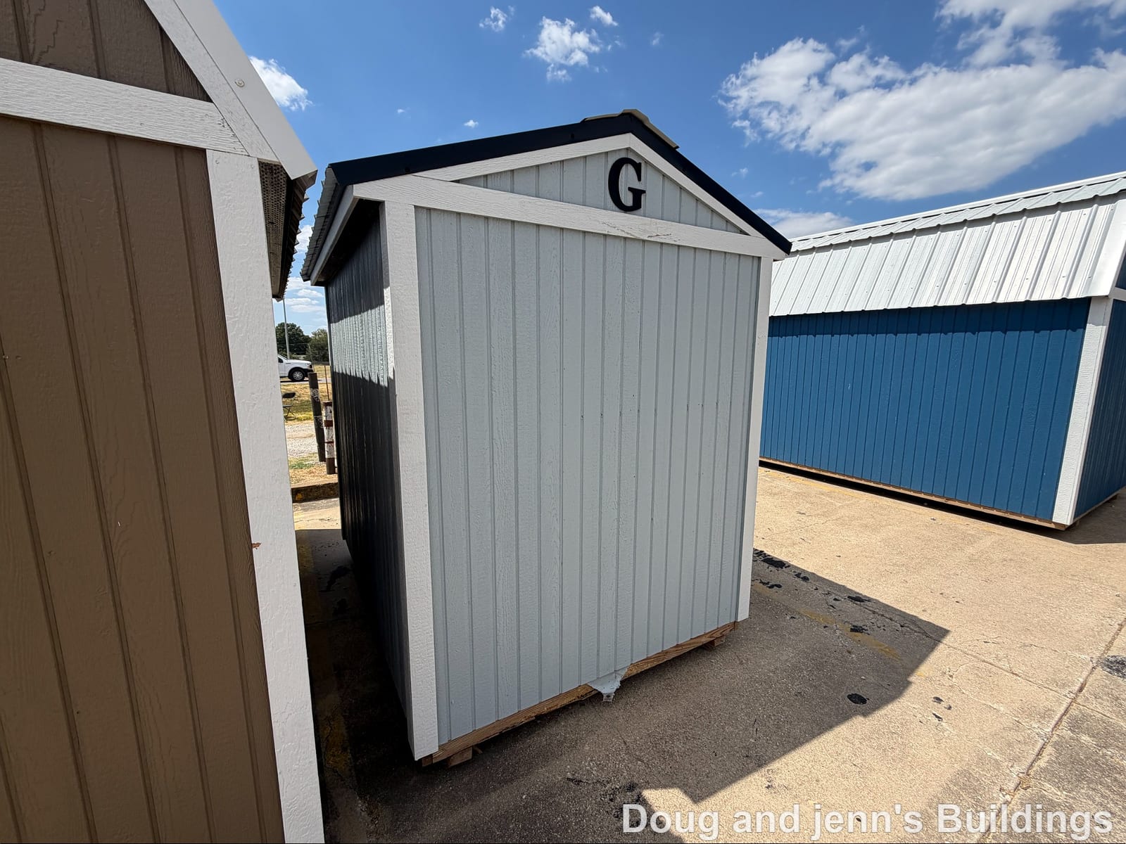 6x8 Utility Shed at Doug and Jenn's Buildings