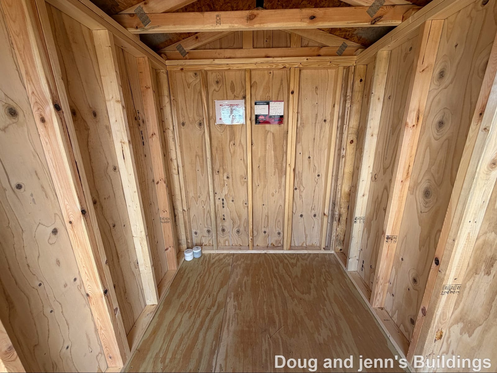 6x8 Utility Shed at Doug and Jenn's Buildings