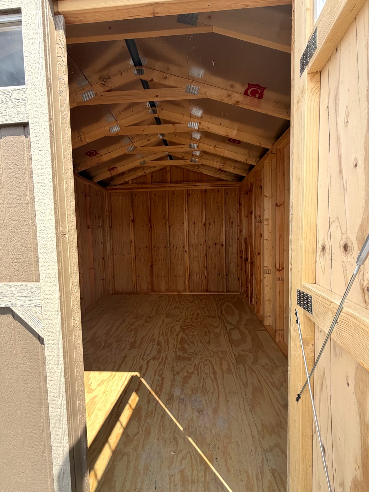 10x12 Utility Shed at Tyler Lot- ETX Steel Tyler