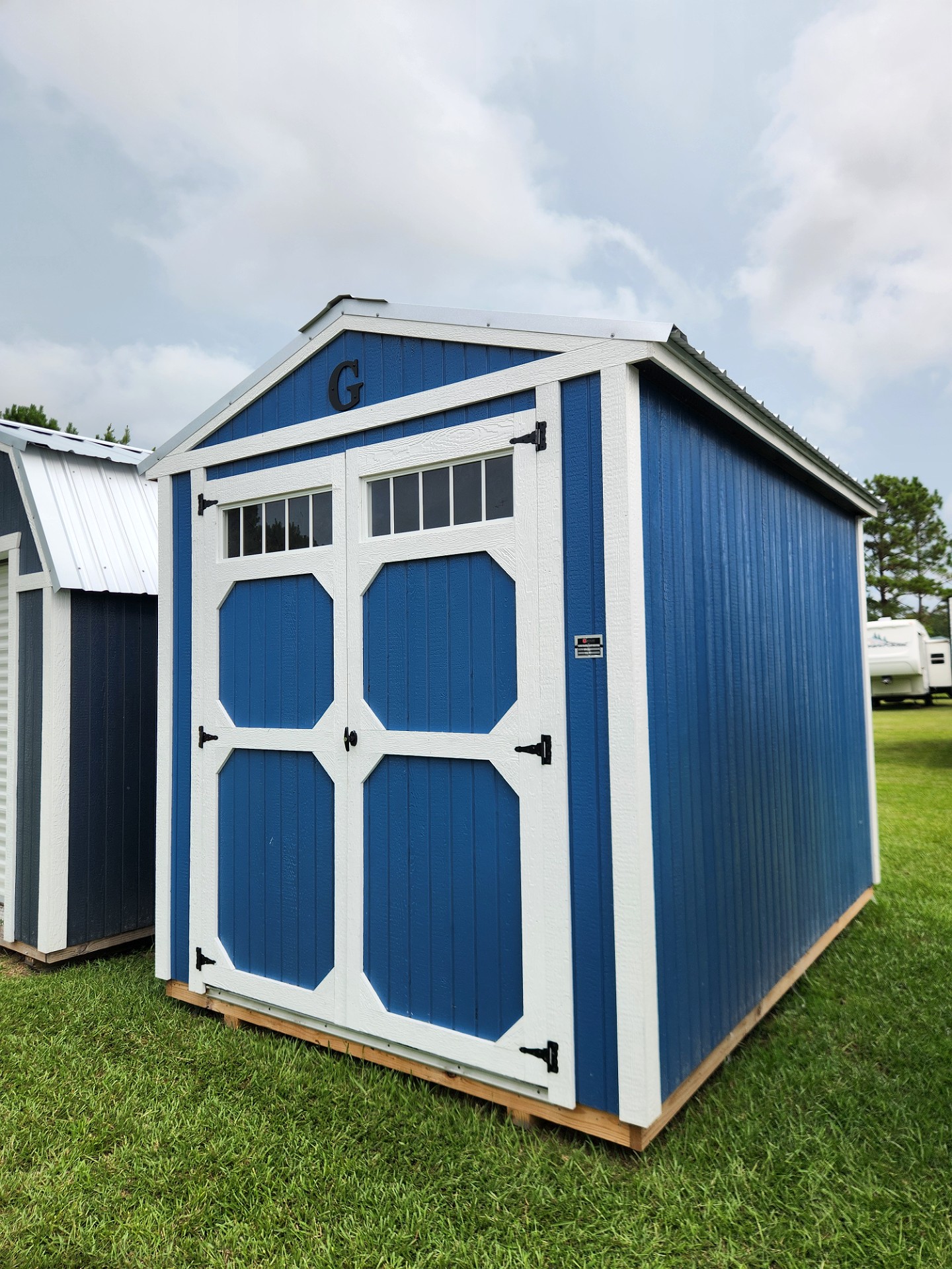 8x12 Utility Shed at Toler's Coastal Structures - Newport