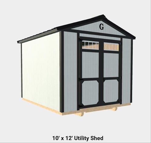 10x12 Utility Shed at Graceland of Bay Minette