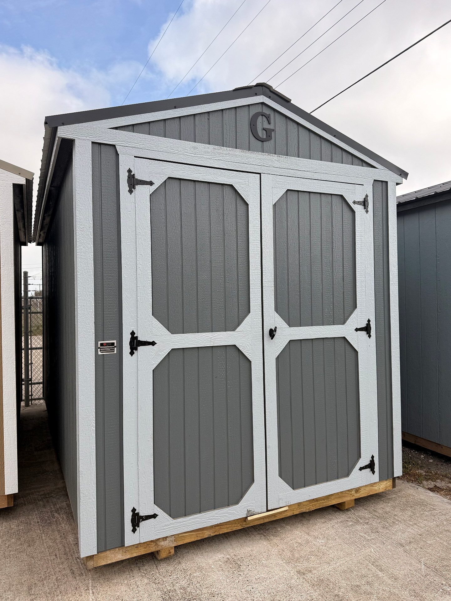 8x16 Utility Shed at ACE Buildings - Graceland of Corpus Christi