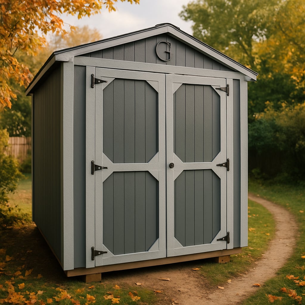 8x16 Utility Shed at ACE Buildings - Graceland of Corpus Christi