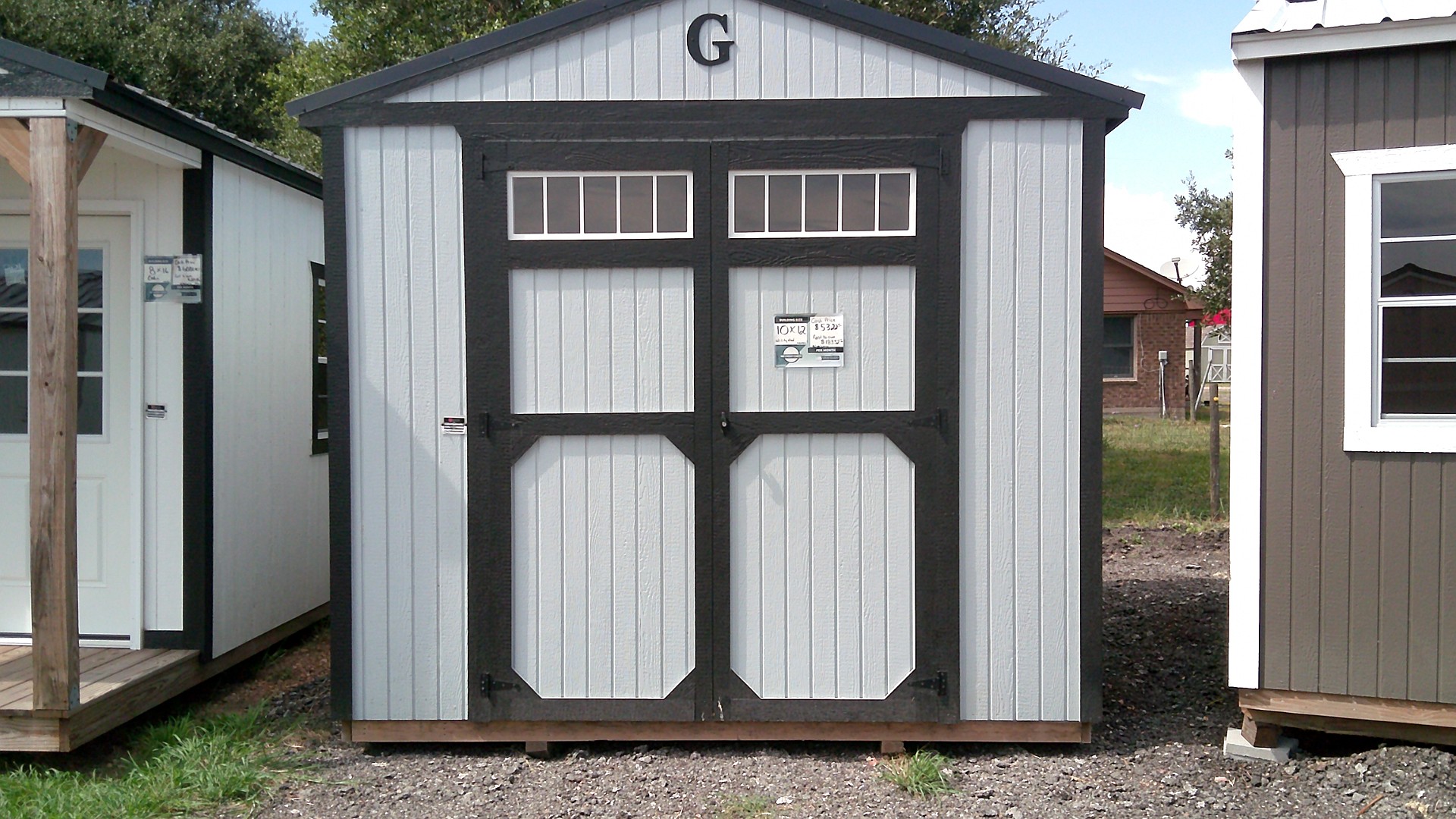 10x12 Utility Shed at Hill  Top Sales