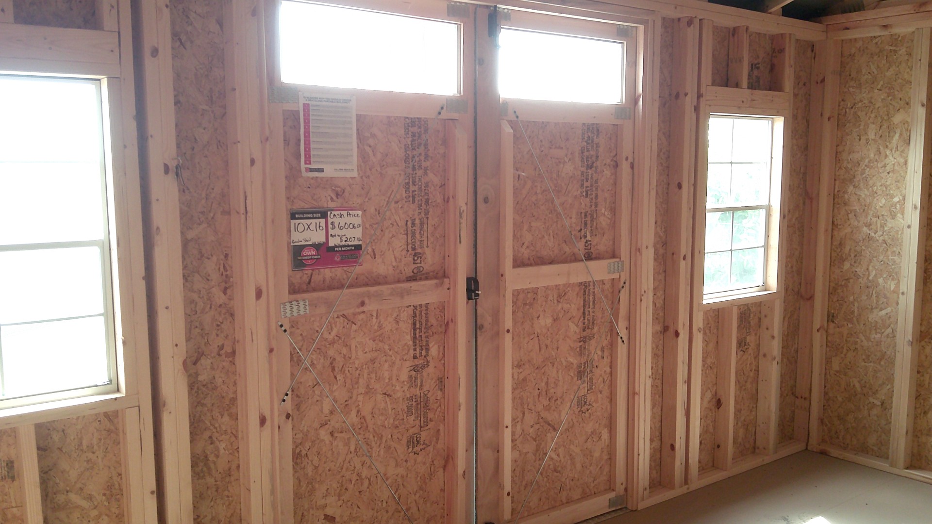 10x12 Utility Shed at Hill  Top Sales