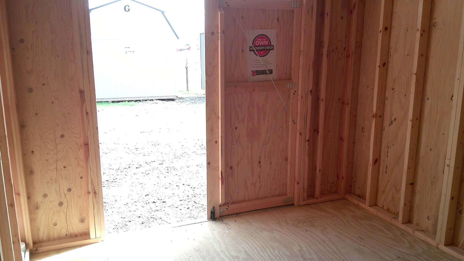 10x12 Utility Shed at Hill  Top Sales