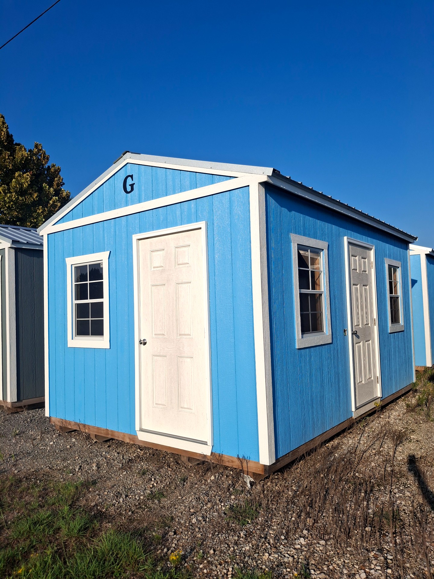 12x16 Utility Shed at Kirbyville Lot - Essex Bros