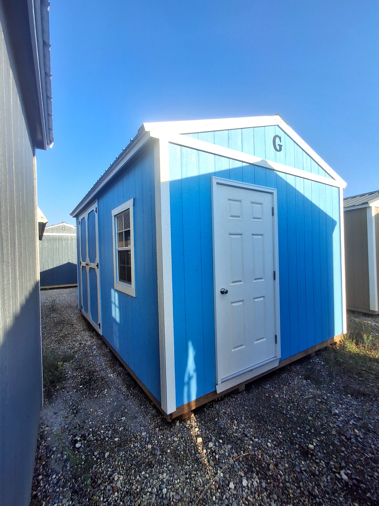 12x16 Utility Shed at Kirbyville Lot - Essex Bros