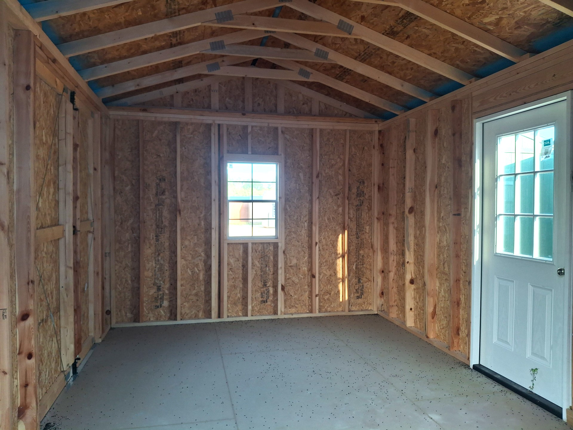 12x16 Utility Shed at Kirbyville Lot - Essex Bros