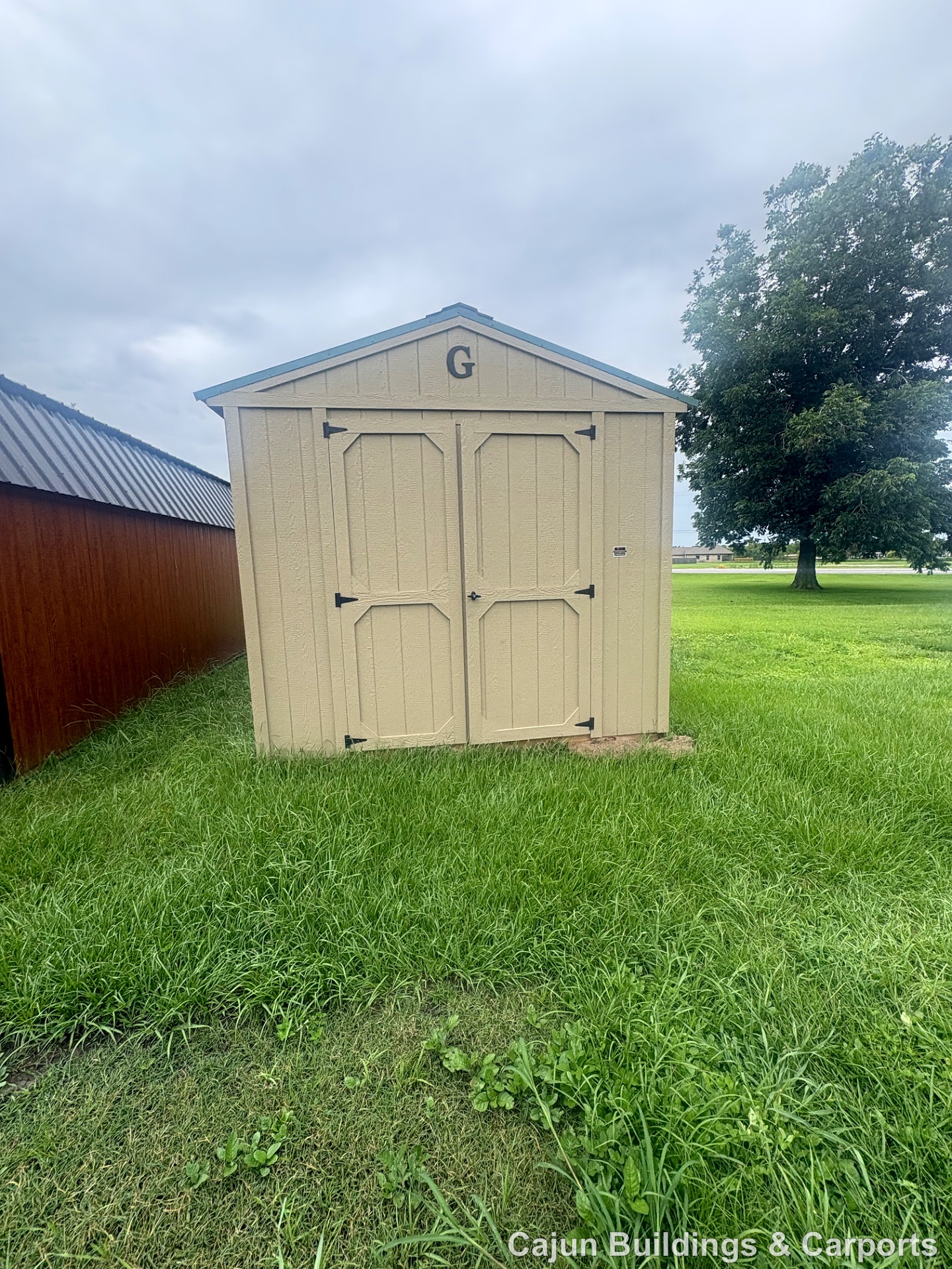 10x24 Utility Shed at Cajun Buildings and Carports