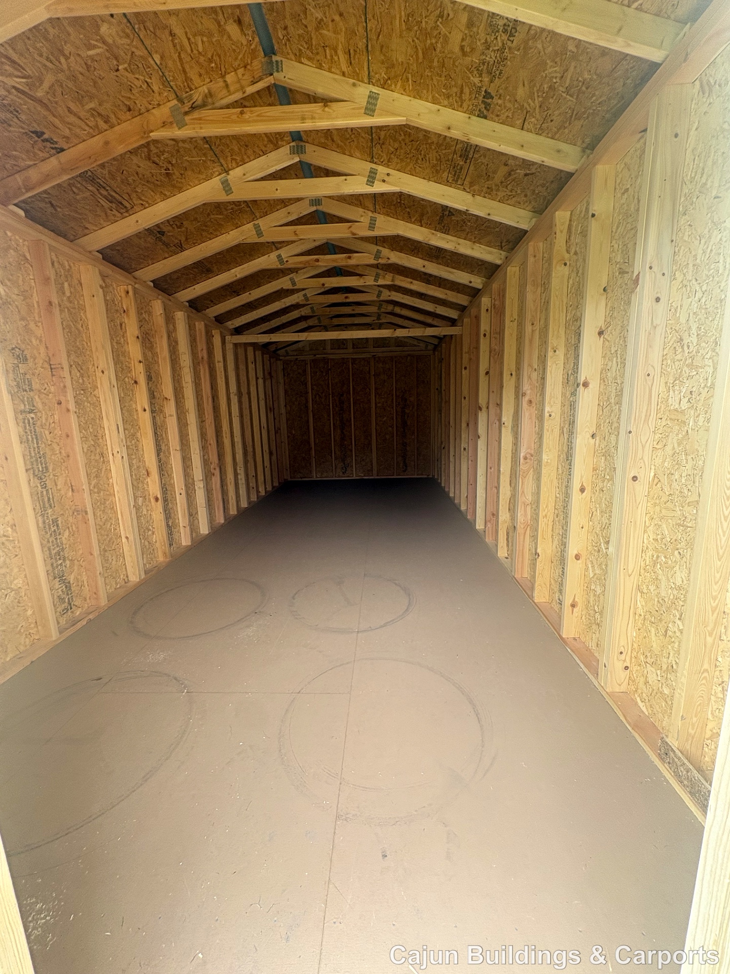 10x24 Utility Shed at Cajun Buildings and Carports