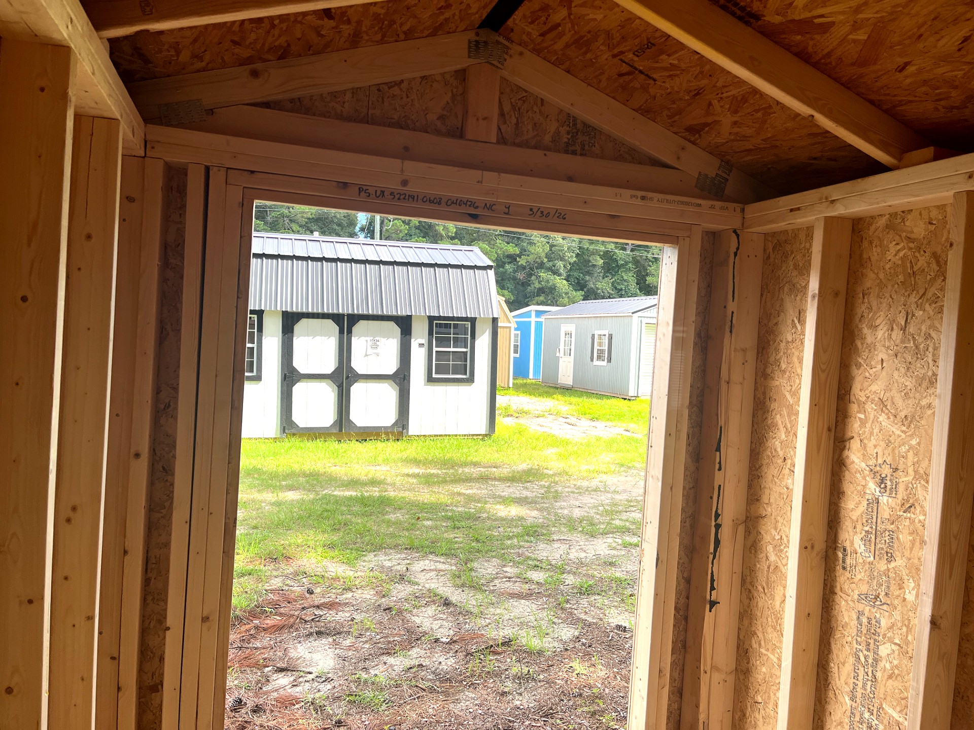 6x8 Utility Shed at Portable Buildings of Ravenel