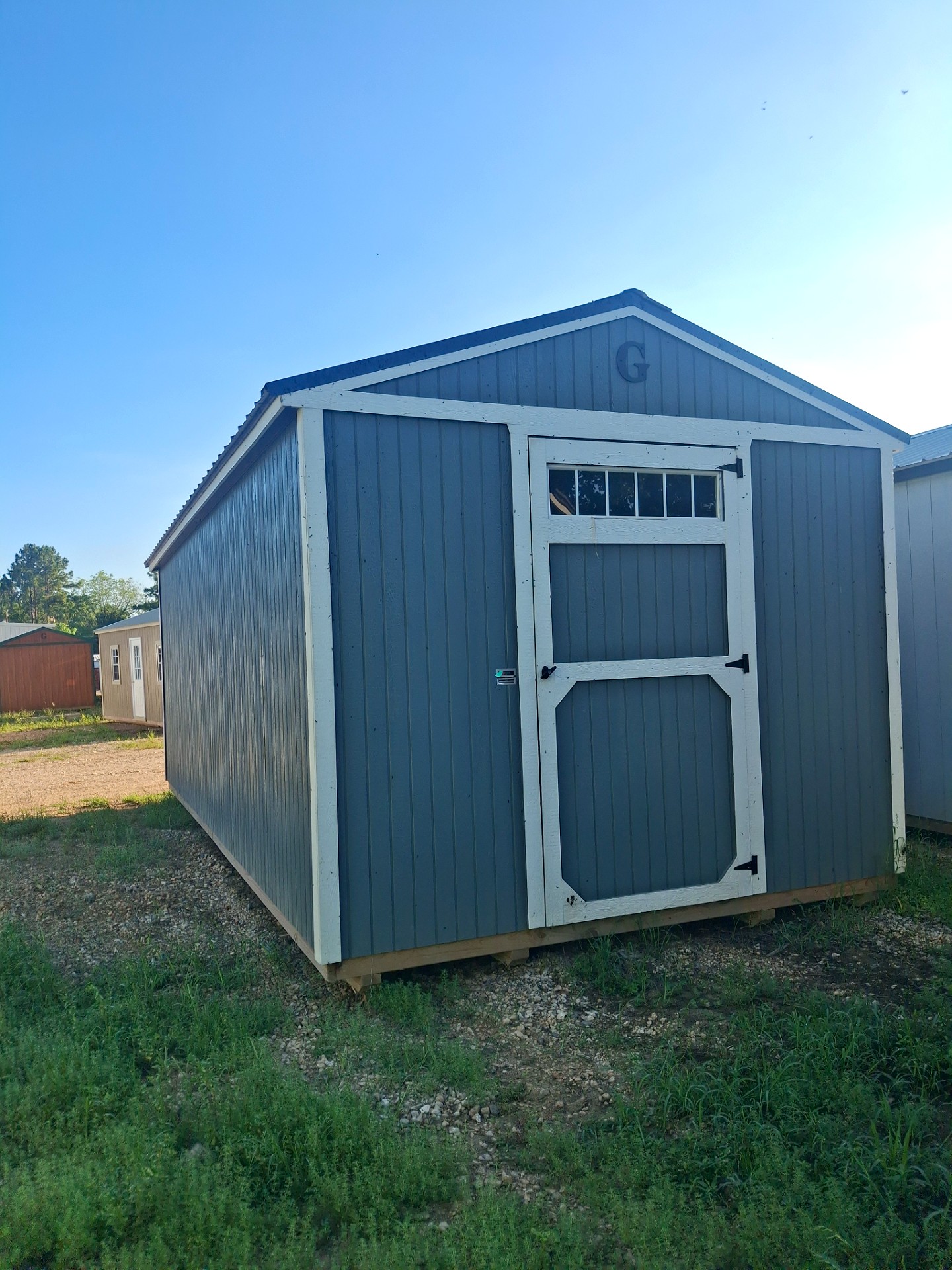 12x24 Utility Shed at Kirbyville Lot - Essex Bros