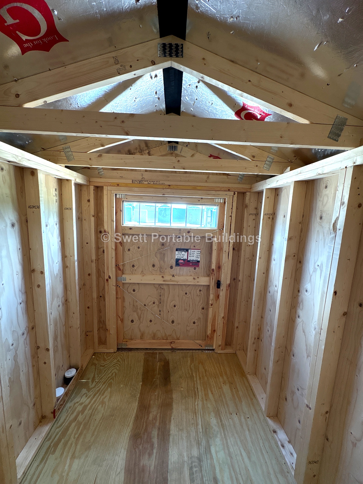 6x8 Utility Shed at Swett Portable Buildings LLC