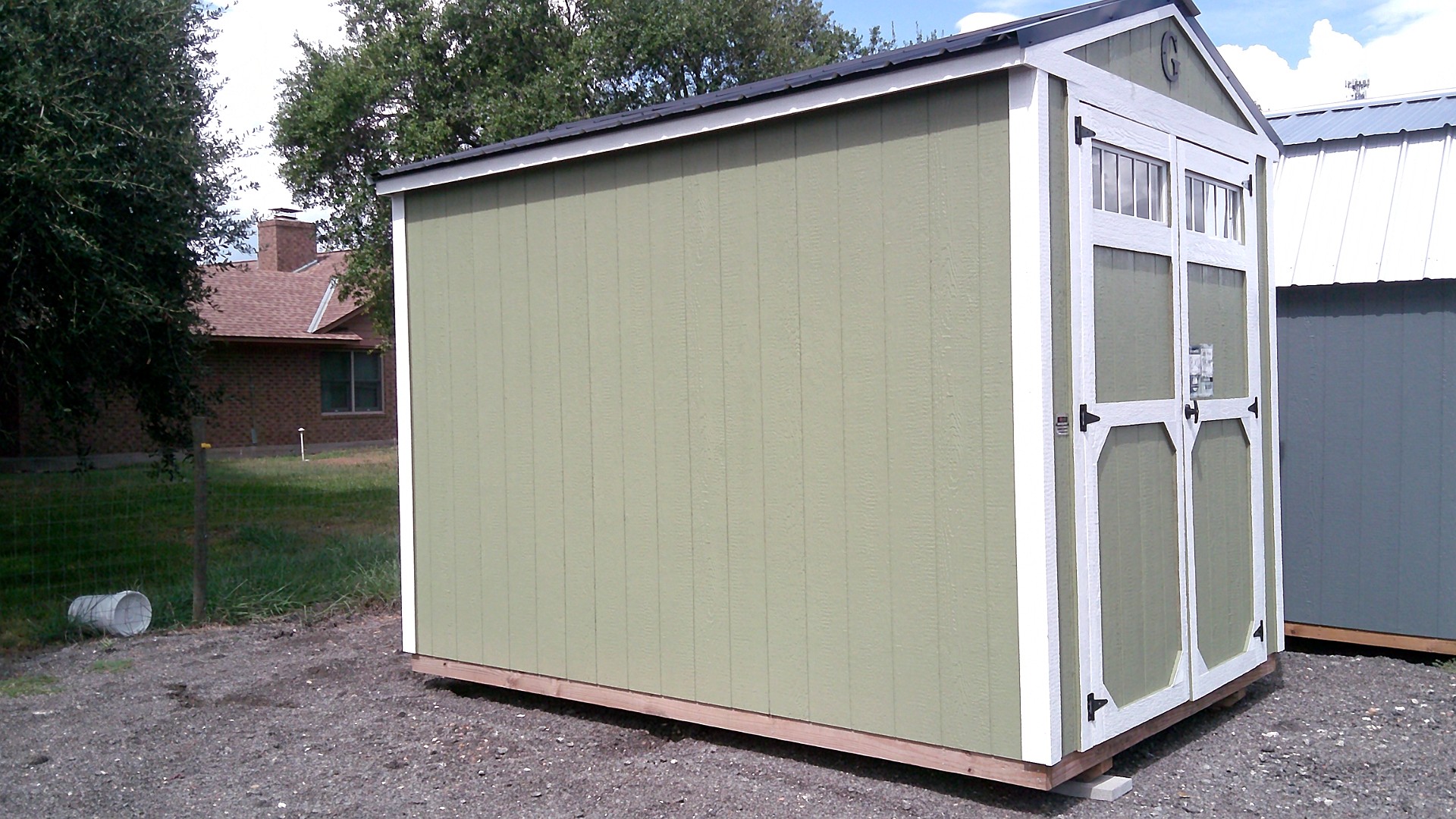 8x12 Utility Shed at Hill  Top Sales
