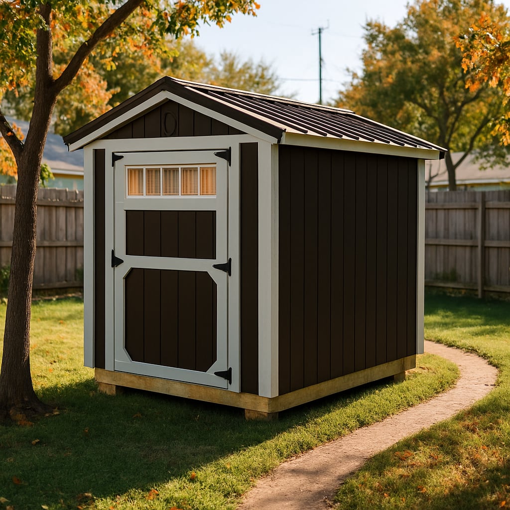 6x8 Utility Shed at ACE Buildings - Graceland of Corpus Christi