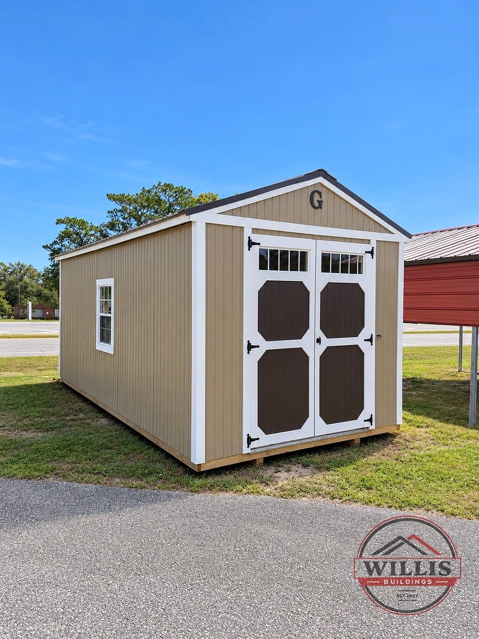 10x20 Utility Shed at Willis Buildings