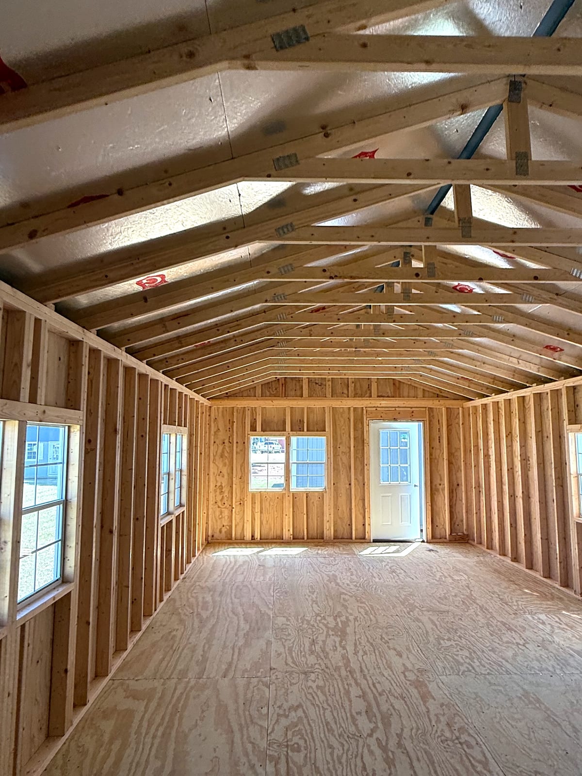 16x40 Utility Shed at Moultrie Lot- Willis Buildings