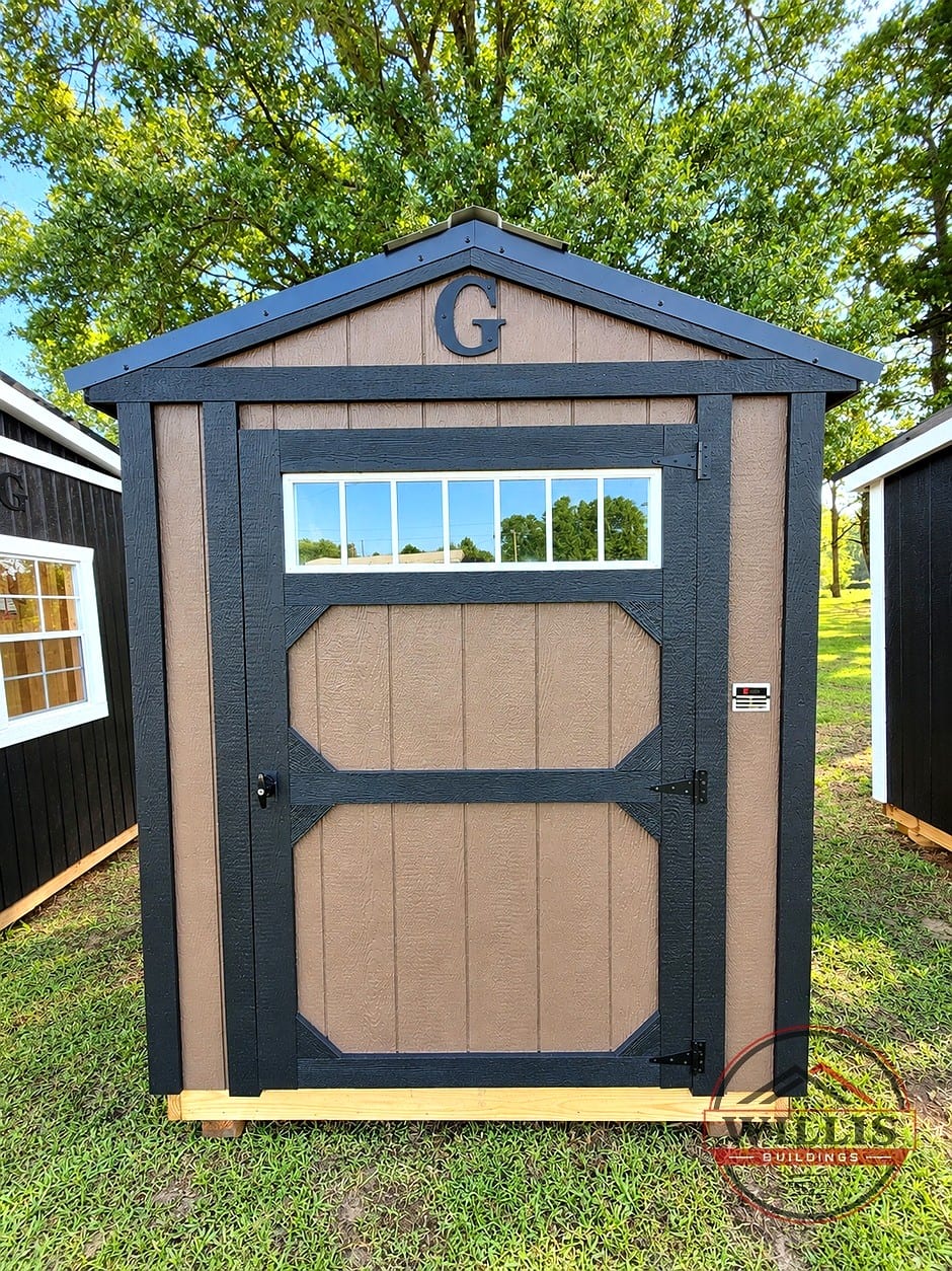 6x8 Utility Shed at Moultrie Lot- Willis Buildings