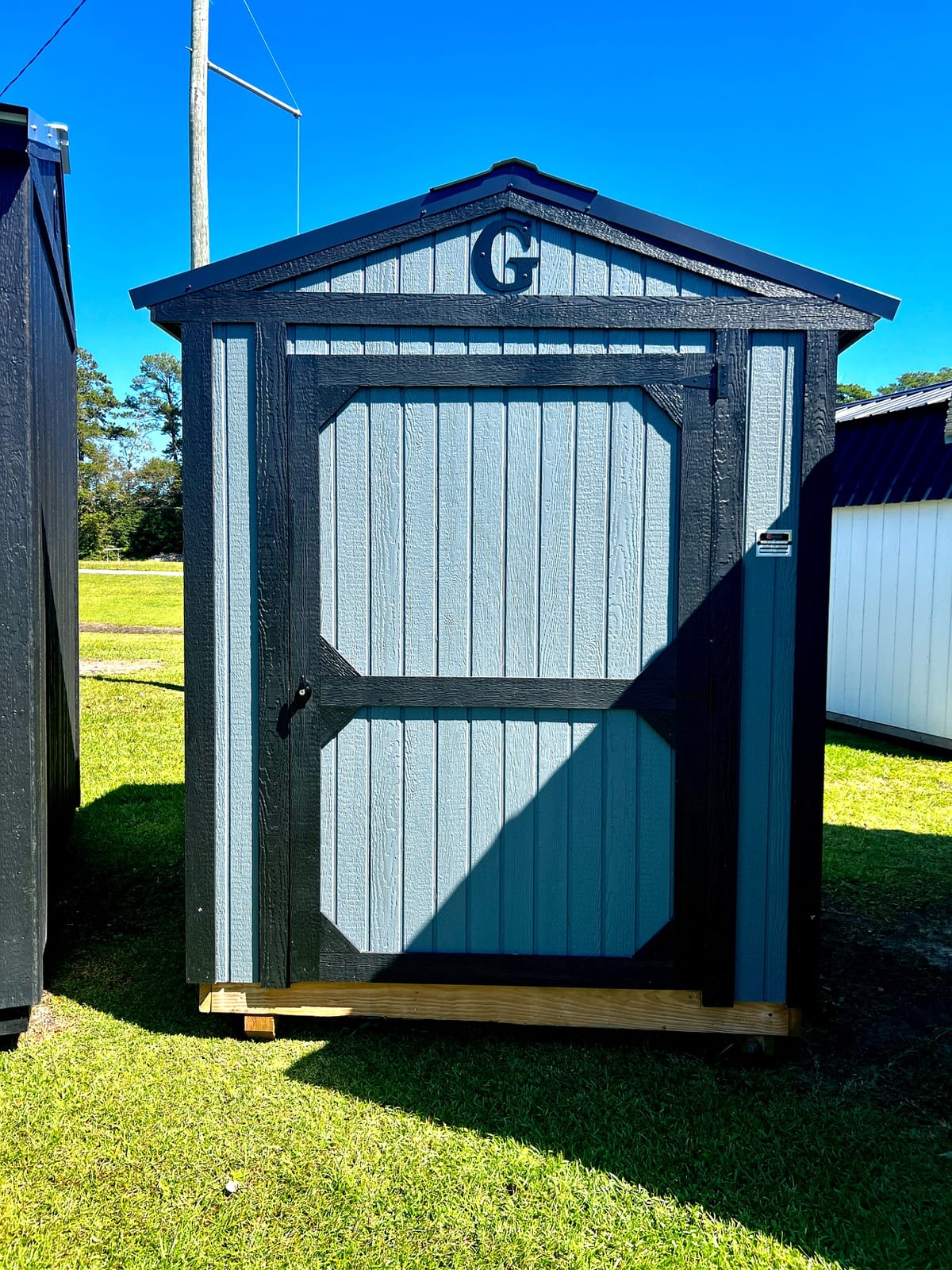 6x8 Utility Shed at Toler's Coastal Structures - Newport