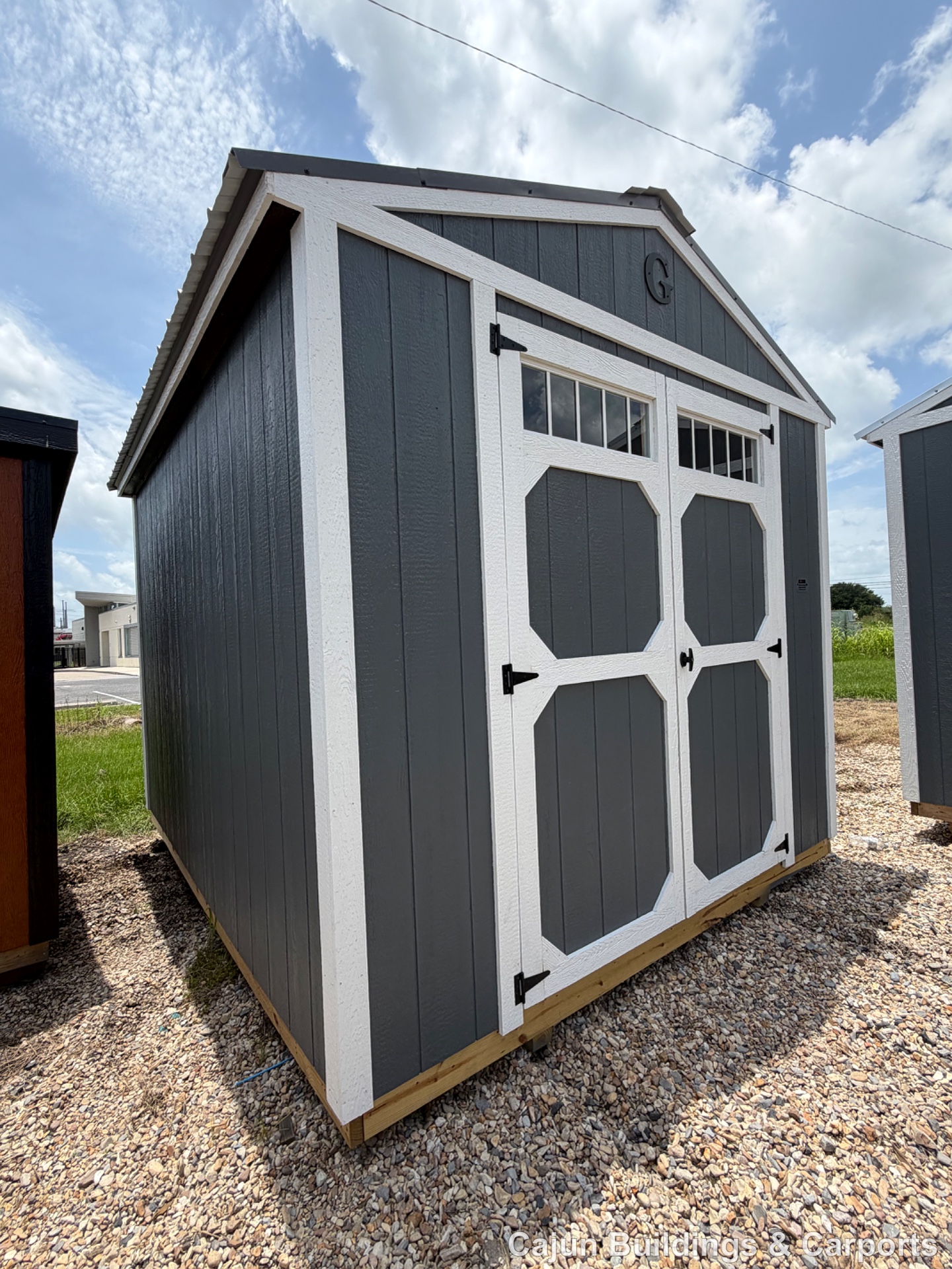 10x12 Utility Shed at Cajun Buildings and Carports