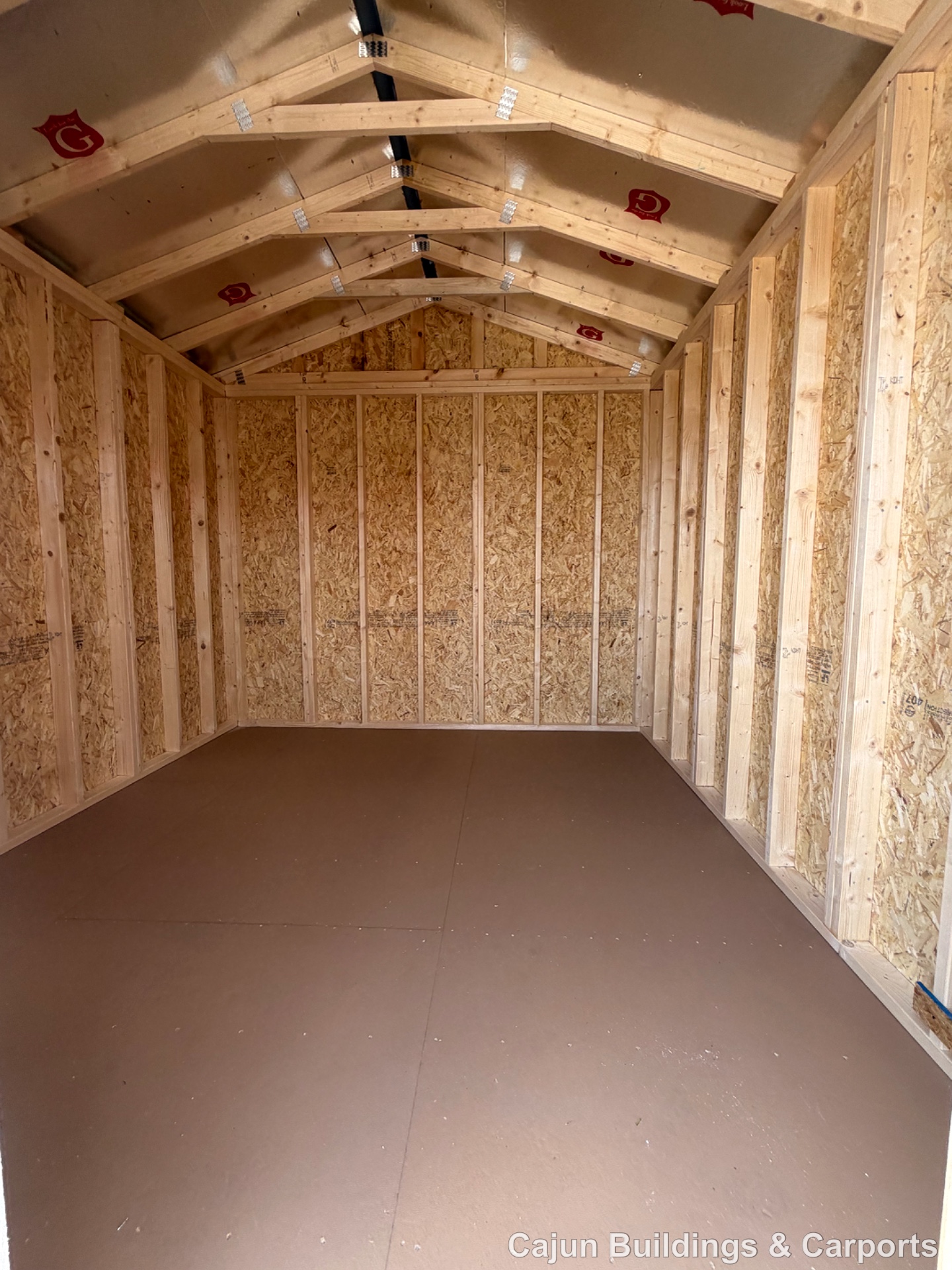 10x12 Utility Shed at Cajun Buildings and Carports