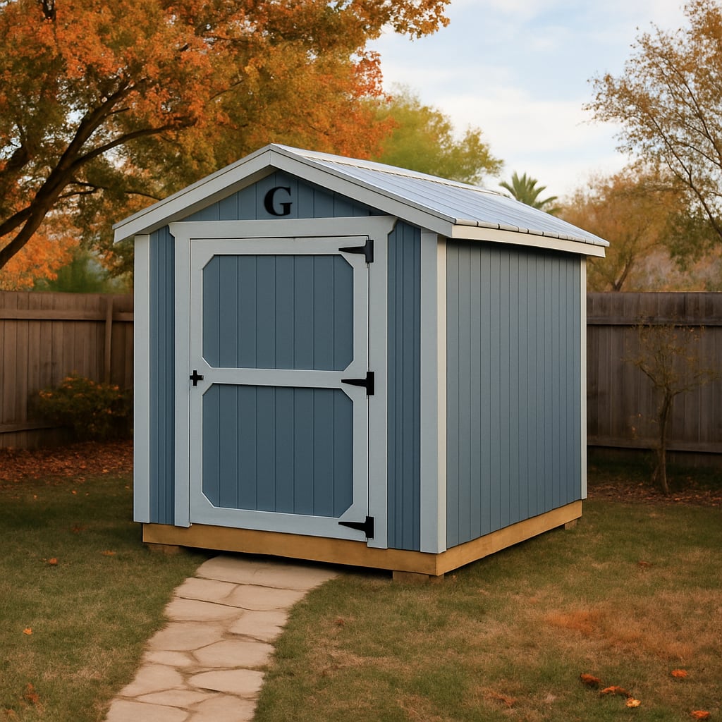 6x8 Utility Shed at ACE Buildings - Graceland of Corpus Christi