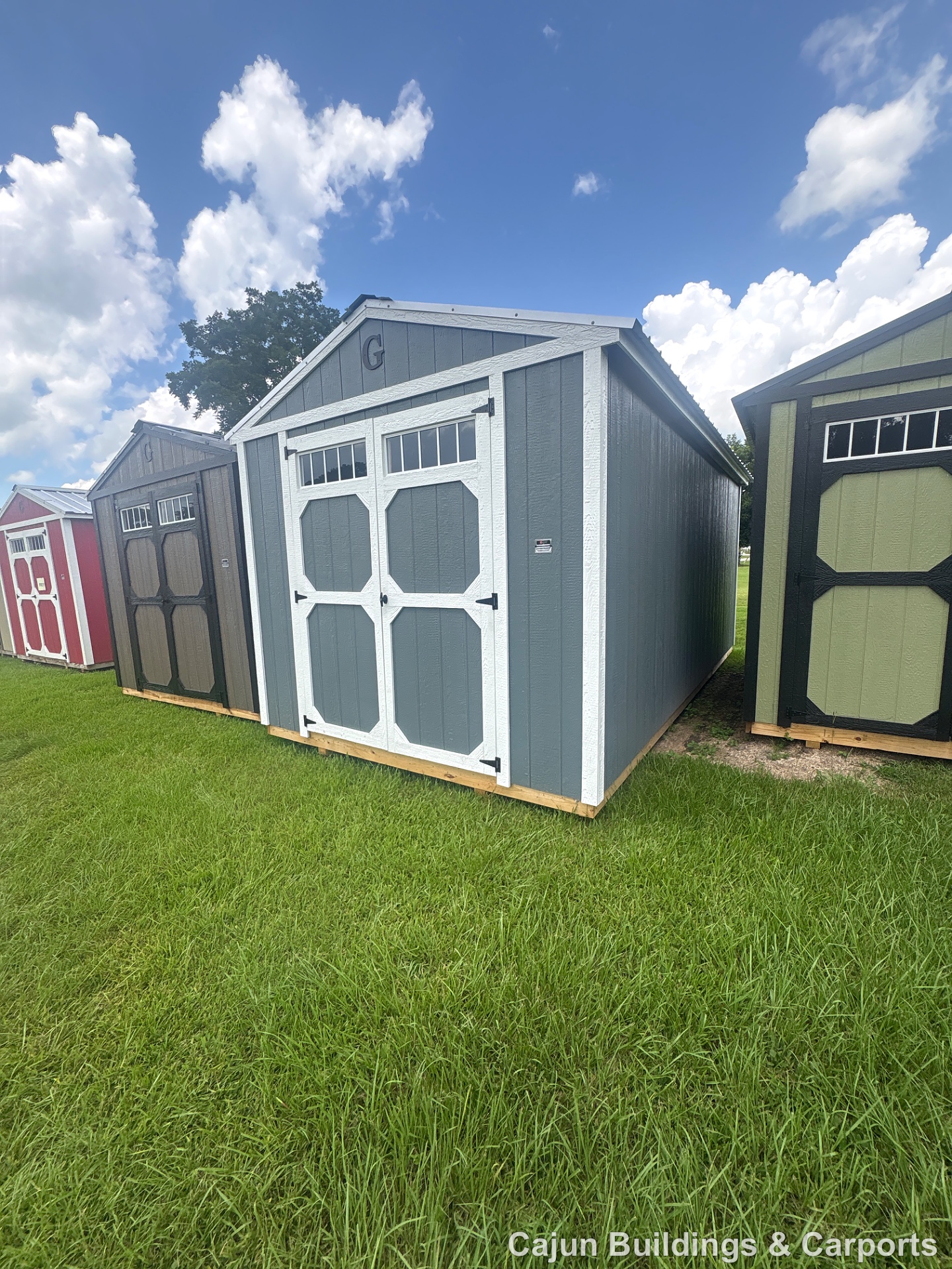10x20 Utility Shed at Cajun Buildings and Carports