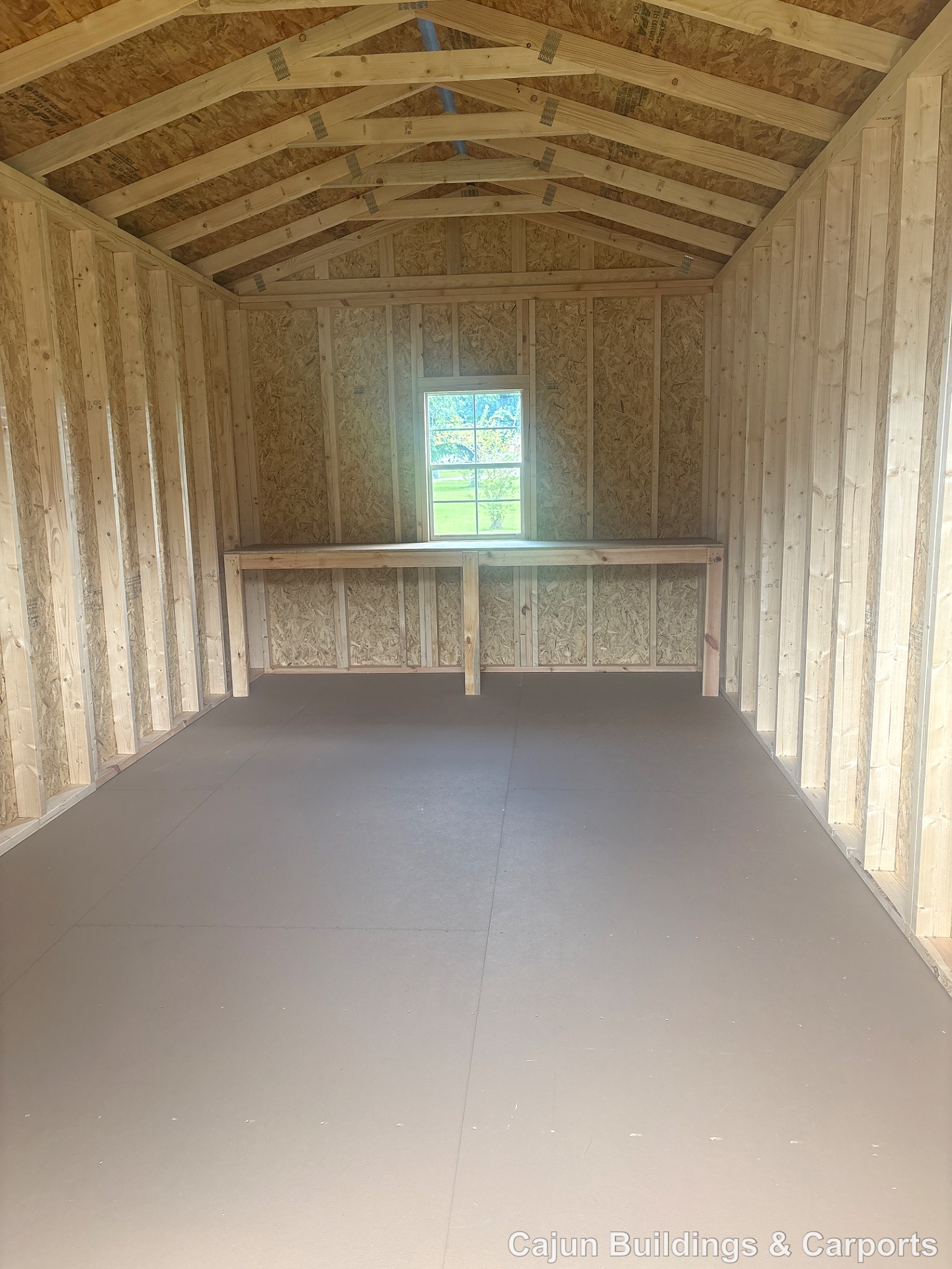 10x20 Utility Shed at Cajun Buildings and Carports