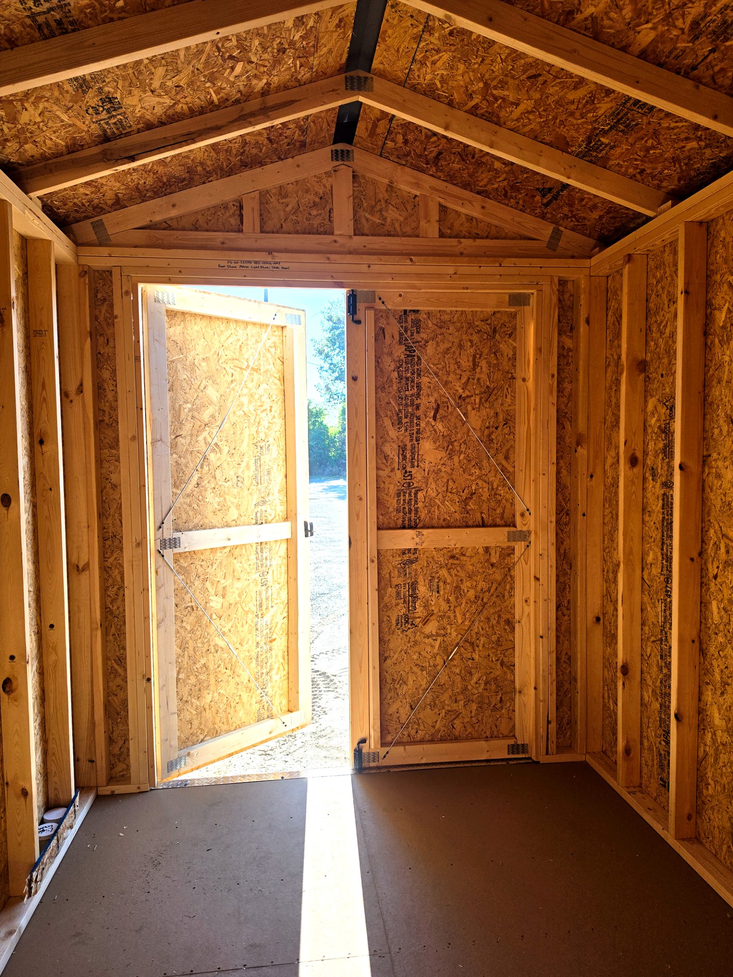 8x12 Utility Shed at Russellville Lot- Krazy K Buildings and More
