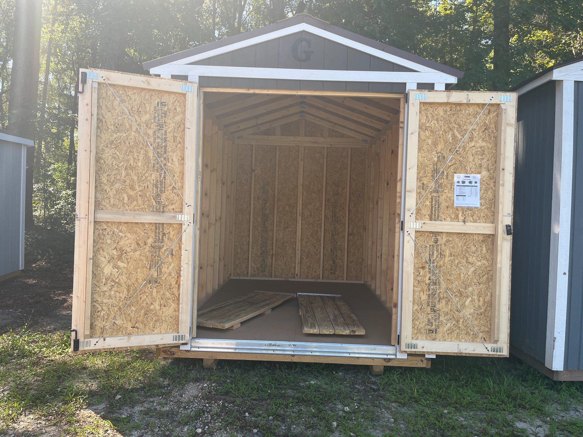 8x12 Utility Shed at Portable Buildings of Ravenel