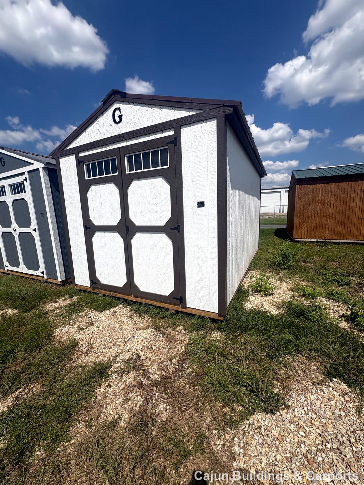 10x16 Utility Shed at Cajun Buildings and Carports