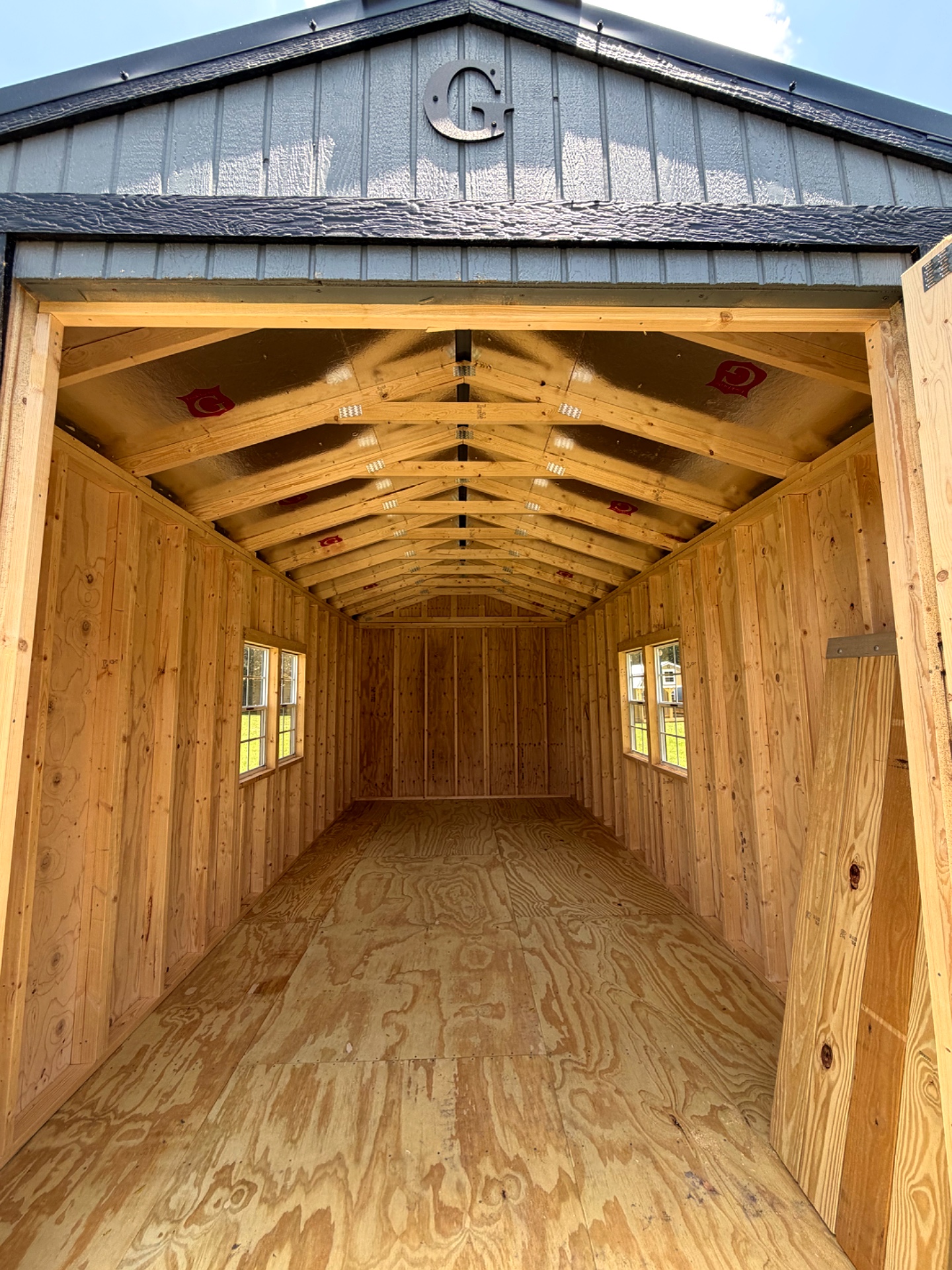 10x20 Utility Shed at Willis Buildings