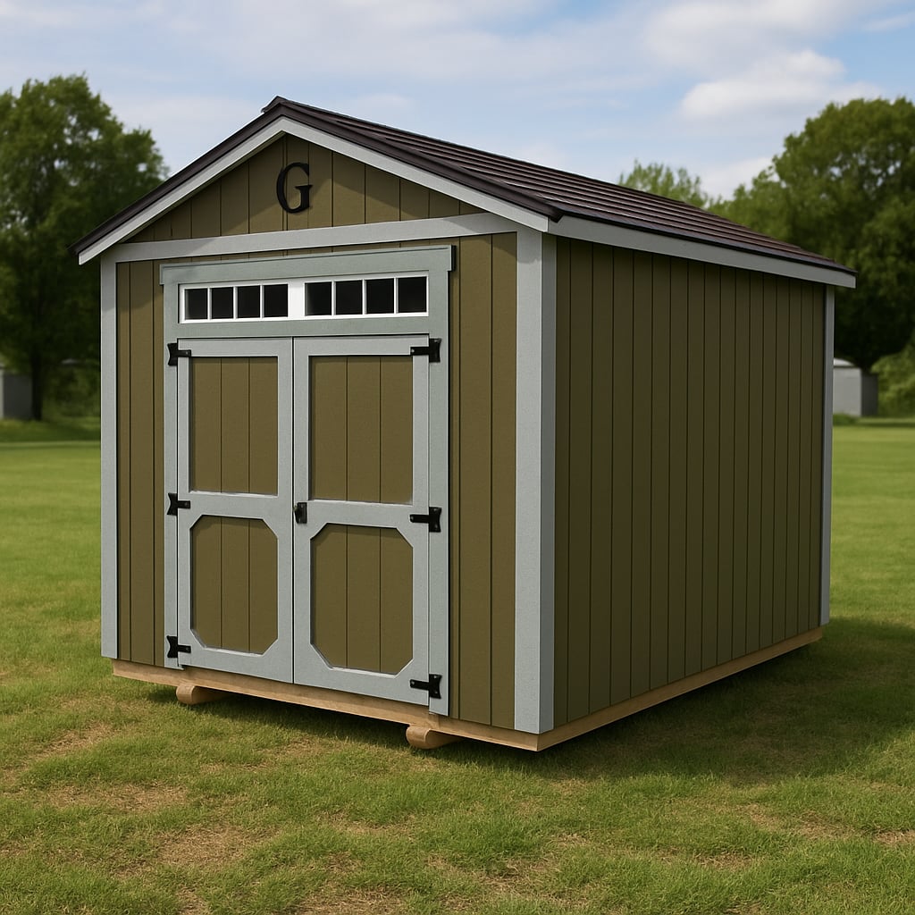 10x12 Utility Shed at ACE Buildings - Graceland of Corpus Christi
