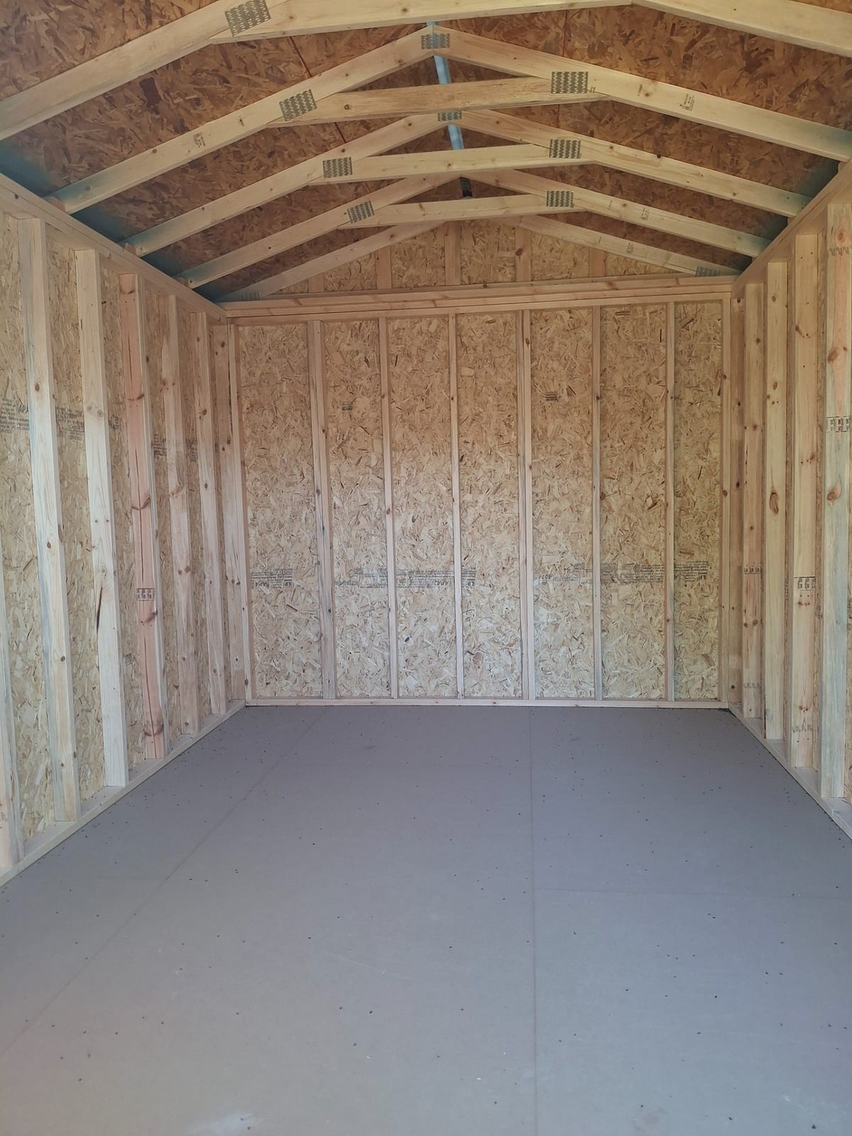10x16 Utility Shed at Kirbyville Lot - Essex Bros