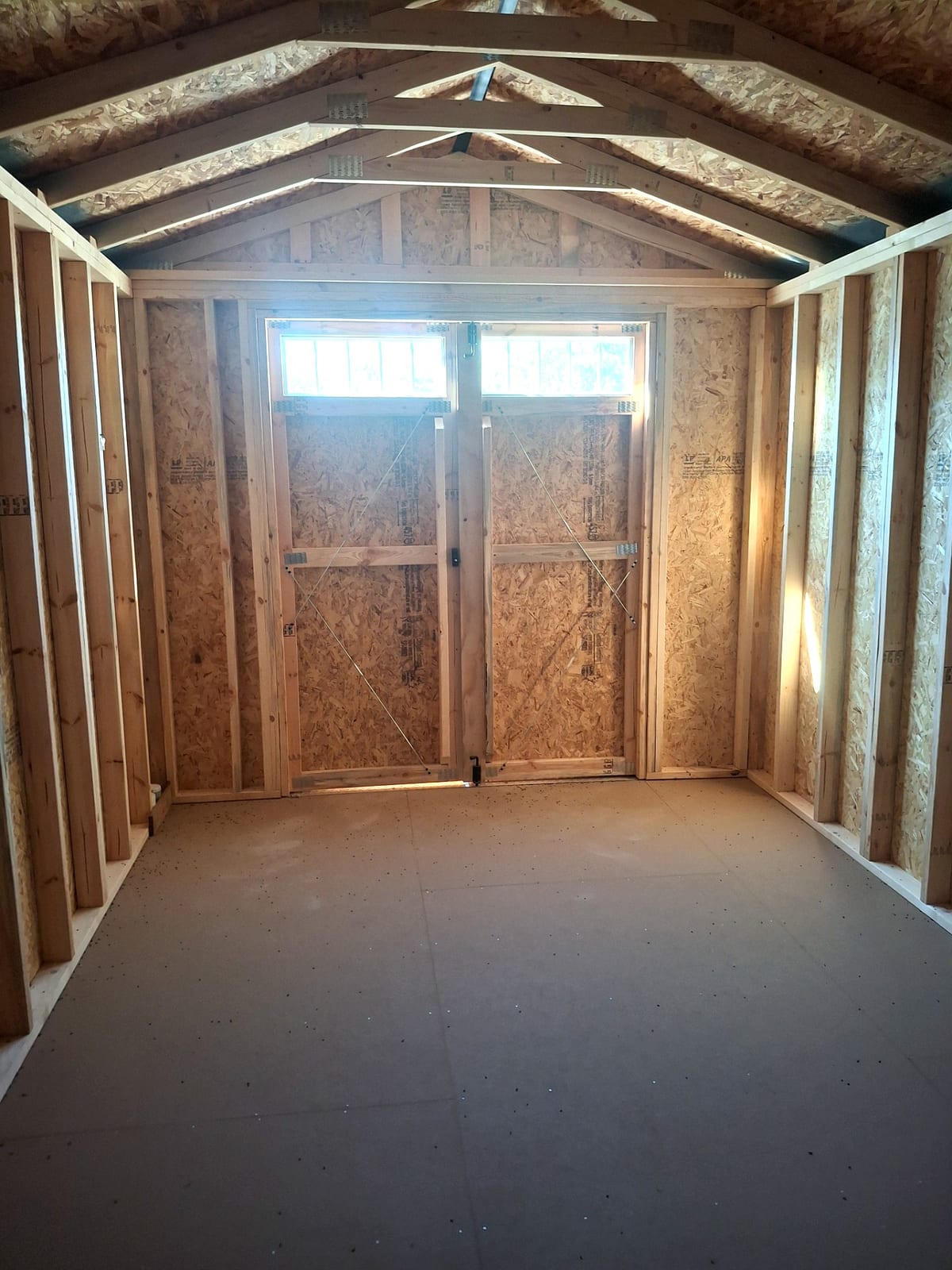 10x16 Utility Shed at Kirbyville Lot - Essex Bros
