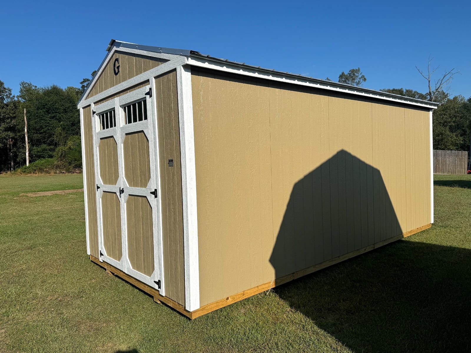 10x20 Utility Shed at Southern Ag Equipment, LLC - Saint Francisville, Louisiana